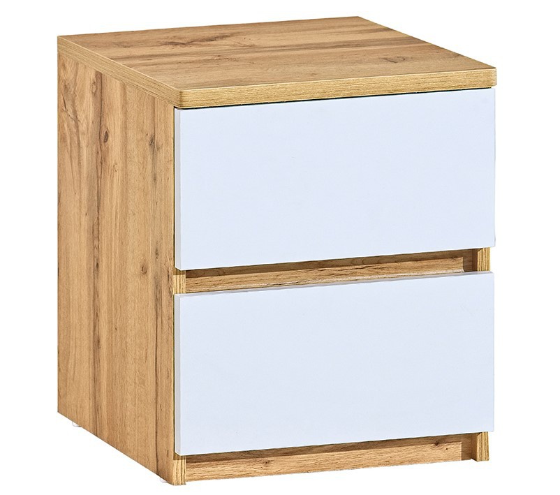 Zásuvkový nočný stolík liana - biela/dub wotan.

 

Povrch je ľahko umývateľný a bez zápachu.

 

Rozmery zásuvkového nočího stolíku Liana sú 40x49x40cm (š, v, h)

 

Všetok nábytok z kolekcie Liana nájdete nižšie v súvisiacich produktoch.