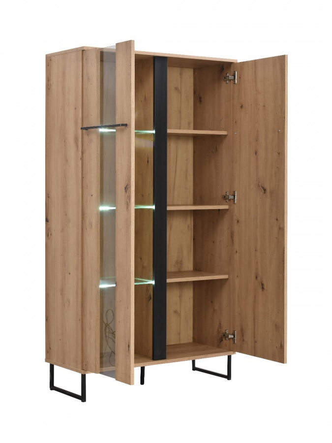 Nízká vitrína s osvetlením nathan - dub artisan/čierna.

 

Pokiaľ chcete obývaciu izbu oživiť nábytkom v prírodnom odtieni, odporúčame kolekciu Nathan, ktorá vás svojím prevedením nesklame a zútulnia vašu domácnosť.