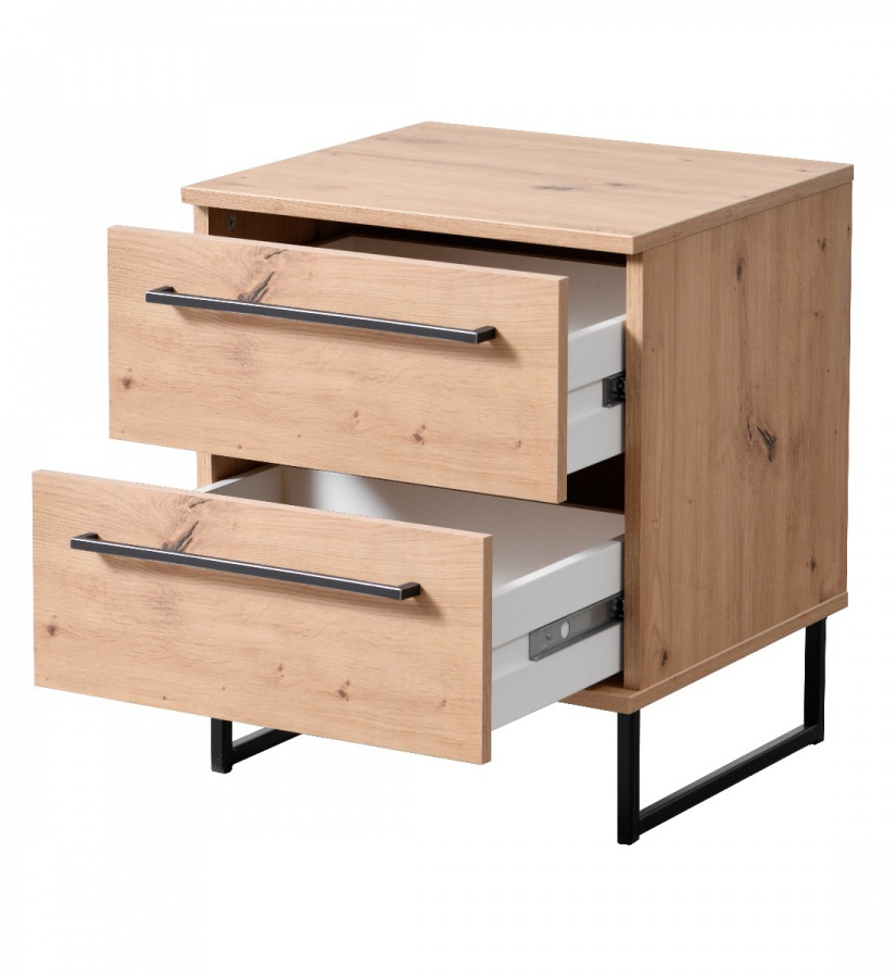 Nočný stolík nathan - dub artisan/čierna.

 

Ak máte radi nábytok v prírodnom odtieni, odporúčame kolekciu Nathan, ktorá vás svojím prevedením nesklame a zútulnia vašu domácnosť.