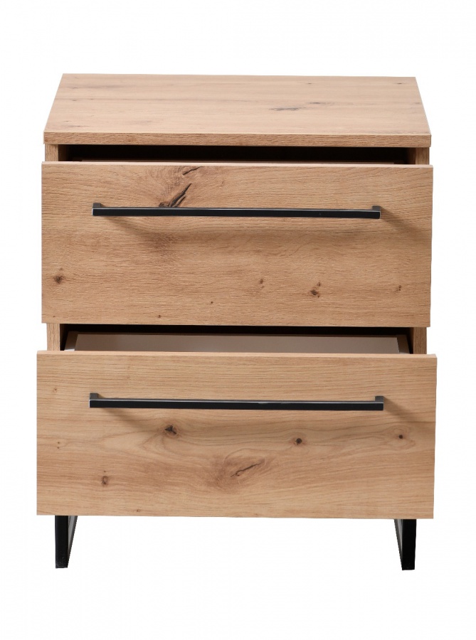 Nočný stolík nathan - dub artisan/čierna.

 

Ak máte radi nábytok v prírodnom odtieni, odporúčame kolekciu Nathan, ktorá vás svojím prevedením nesklame a zútulnia vašu domácnosť.