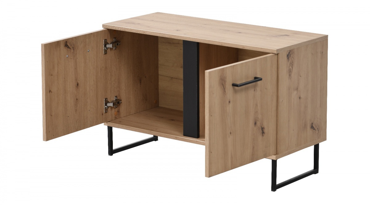 Lavica do predsiene nathan - dub artisan/čierna.

 

Pokiaľ chcete predsieň oživiť nábytkom v prírodnom odtieni, odporúčame kolekciu Nathan, ktorá vás svojím prevedením nesklame a zútulnia vašu domácnosť.