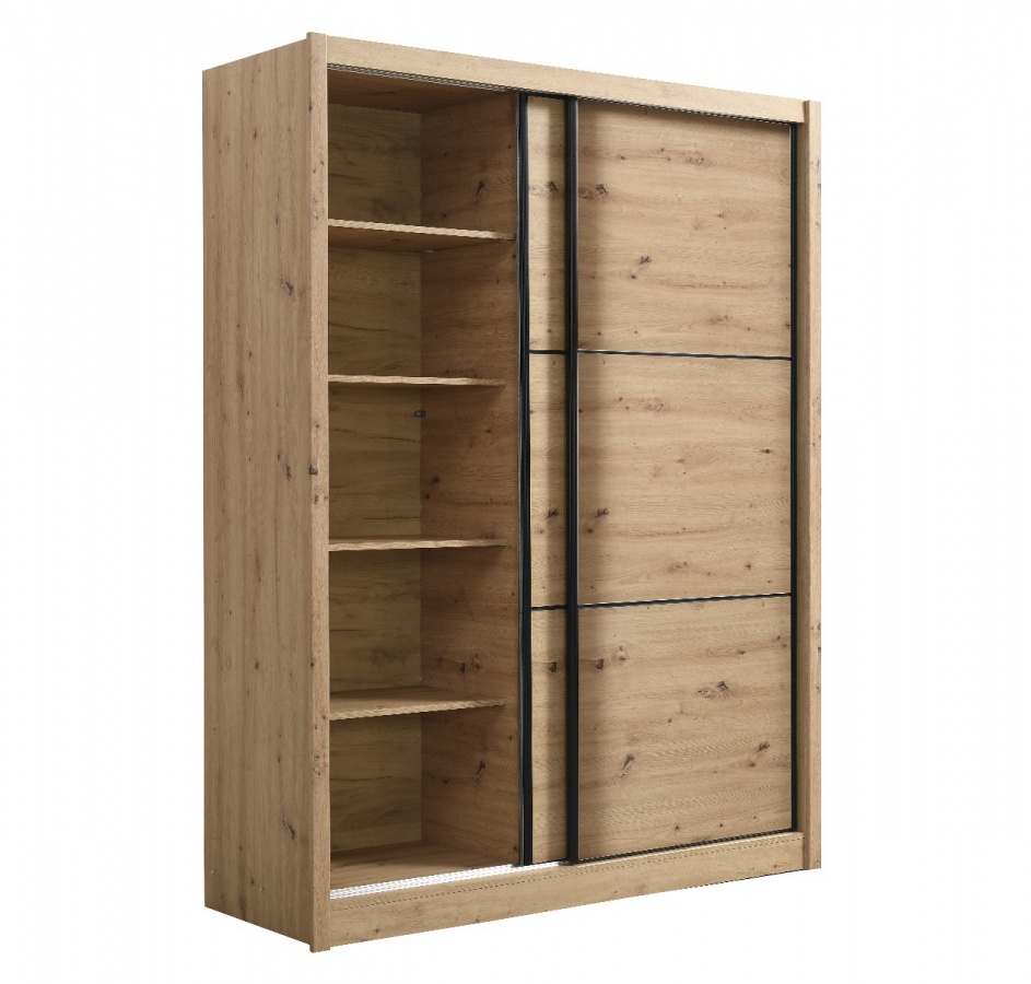 Šatníková skriňa s posuvnými dverami debby 165 - dub artisan.

Ak by ste potrebovali iný rozmer skrine alebo iný odtieň a zrkadlo, ponúkame Vám aj tieto varianty.

 

V súvisiacich produktoch nižšie, nájdete všetko z kolekcie Debby.