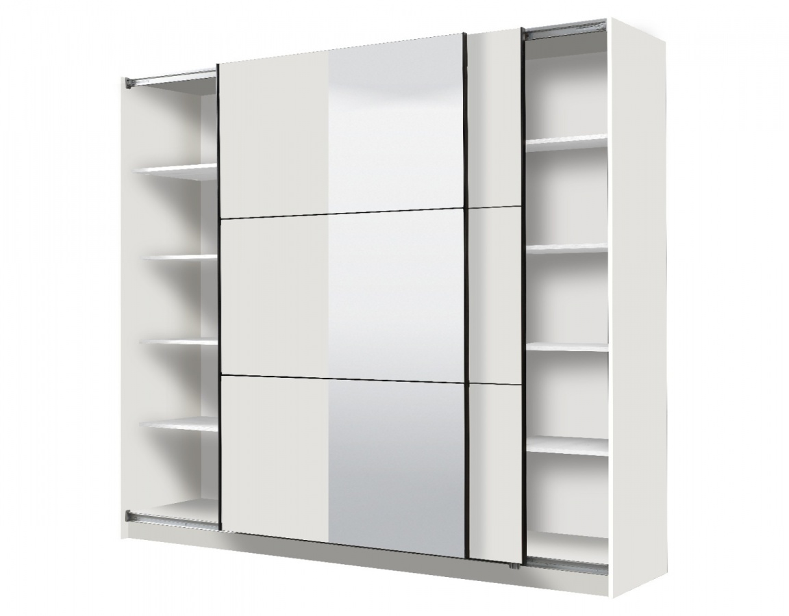 Šatníková skriňa s posuvnými dverami a zrkadlem catalina 240 - biela.

Ak by vám nepasoval daný rozmer alebo farba, ponúkame tiež variant skrine v šedej farbe, bez zrkadla a v menších rozmeroch.

 

Do priestorov spálne a predsiene sú skrine s posuvnými dverami výbornou voľbou a je možné ich umiestniť aj do užších priestorov.