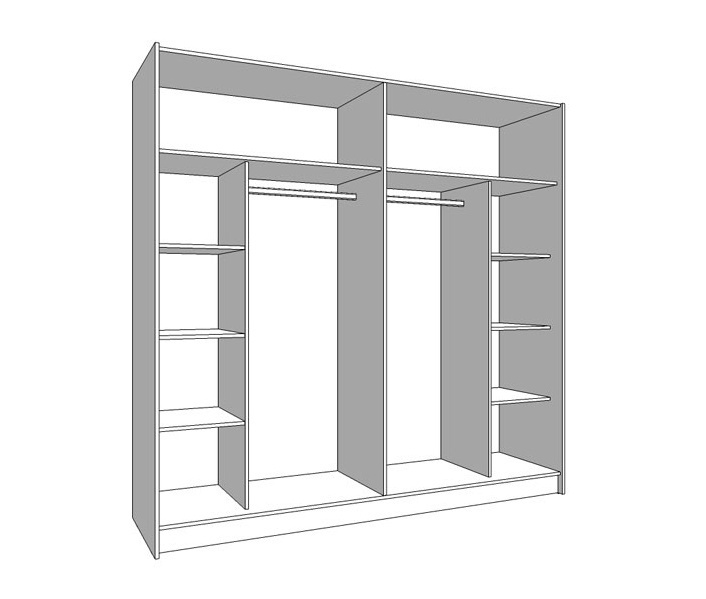 Šatníková skriňa s posuvnými dverami catalina 220 - šedá.

Ak by vám nepasoval daný rozmer alebo farba, ponúkame tiež variant skrine v bielej farbe, so zrkadlom a širších rozmerov.

 

Do priestorov spálne a predsiene sú skrine s posuvnými dverami výbornou voľbou a je možné ich umiestniť aj do užších priestorov.