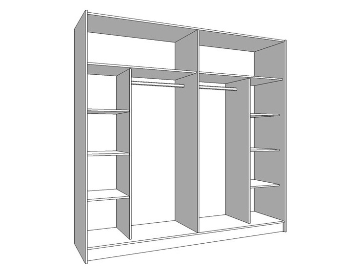 Šatníková skriňa s posuvnými dverami a zrkadlom ancona - biela/čierna.

 

Ak by vám nepasovalo prevedenie šatňové skrine Rimini, pozrite sa do súvisiacich produk nižšie, kde máme zobrazené aj iné varianty skríň z tejto kolekcie.