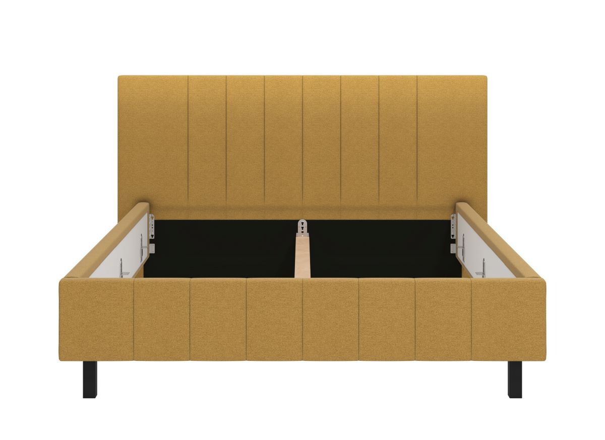 Manželská posteľ 160x200cm camilla - žltá/čierné nohy.

 

Matrac ani rošt nie sú súčasťou, môžete si teda po postele umiestniť svoj vlastný vrátane matracov, poprípade v odporúčaných produktoch nižšie nájdete výber najvhodnejších variantov na dokúpenie.

 

Rozmery manželskej postele 160x200cm Camilla sú 193x110x214cm (š, v, h), ložná plocha je 160x200cm

 

Výber odporúčaných produktov nájdete vo výpise nižšie.