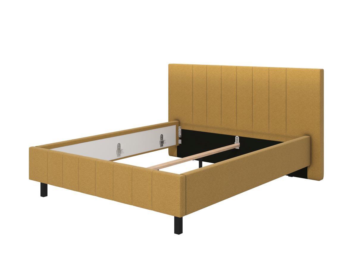 Manželská posteľ 160x200cm camilla - žltá/čierné nohy.

 

Matrac ani rošt nie sú súčasťou, môžete si teda po postele umiestniť svoj vlastný vrátane matracov, poprípade v odporúčaných produktoch nižšie nájdete výber najvhodnejších variantov na dokúpenie.

 

Rozmery manželskej postele 160x200cm Camilla sú 193x110x214cm (š, v, h), ložná plocha je 160x200cm

 

Výber odporúčaných produktov nájdete vo výpise nižšie.