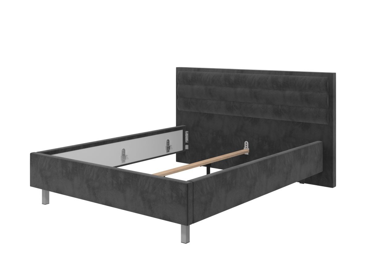 Manželská posteľ 160x200cm corey - tm.

 

Matrac ani rošt nie sú súčasťou, môžete si teda po postele umiestniť svoj vlastný vrátane matracov, poprípade v odporúčaných produktoch nižšie nájdete výber najvhodnejších variantov na dokúpenie. Výška umiestnenia roštu je voliteľná, a to 24,5-31,5cm od zeme.

 

Rozmery manželskej postele 160x200cm Corey sú 193x110x214cm (š, v, h), ložná plocha je 160x200cm

 

Výber odporúčaných produktov nájdete vo výpise nižšie.