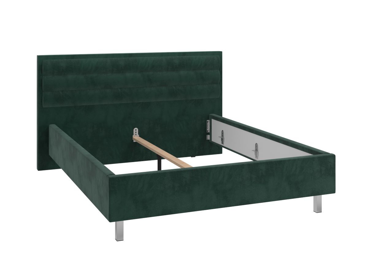 Manželská posteľ 160x200cm corey - tm.

 

Matrac ani rošt nie sú súčasťou, môžete si teda po postele umiestniť svoj vlastný vrátane matracov, poprípade v odporúčaných produktoch nižšie nájdete výber najvhodnejších variantov na dokúpenie. Výška umiestnenia roštu je voliteľná, a to 24,5-31,5cm od zeme.

 

Rozmery manželskej postele 160x200cm Corey sú 193x110x214cm (š, v, h), ložná plocha je 160x200cm

 

Výber odporúčaných produktov nájdete vo výpise nižšie.