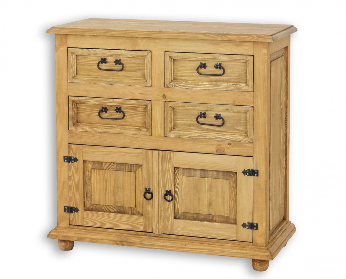 Sedliacka komoda z masívu com 06 - k01 svetlá borovica.

 

Sedliacky nábytok z masívu ponúkame v niekoľkých odtieňoch morenia, od svetlo bielej až po temne čiernu.

 

Aj tento sedliacky nábytok je ručne vyrábaný a pri jeho výrobe je kladený veľký dôraz na detaily spracovania.

 

Z dôvodu výroby sedliackeho nábytku na zákazku, sme nútení požadovať od zákazníka zálohu v minimálnej výške 500 - 1000 Kč podľa hodnoty nábytku.