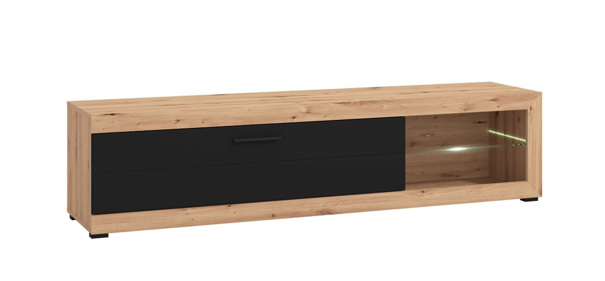 Televízny stolík ronja 180cm - dub artisan/čierna.

 

Rozmery televízneho stolíku Ronja sú 181x43,5x41,5cm (š, v, h)

 

V súvisiacich produktoch nájdete ďalšie varianty tv stolíkov Ronja.