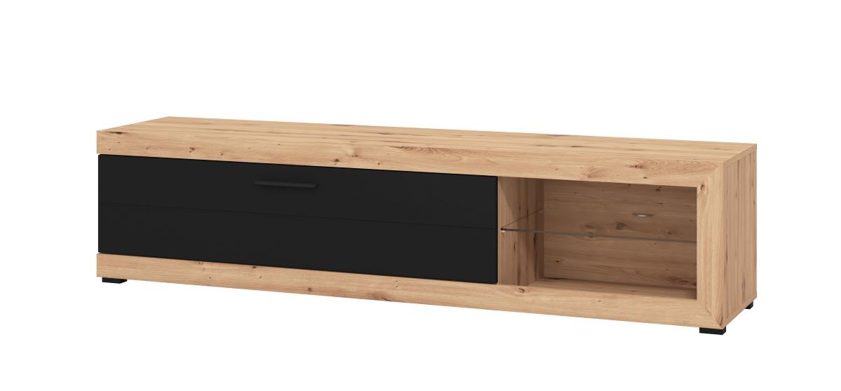 Televízny stolík ronja 180cm - dub artisan/čierna.

 

Rozmery televízneho stolíku Ronja sú 181x43,5x41,5cm (š, v, h)

 

V súvisiacich produktoch nájdete ďalšie varianty tv stolíkov Ronja.