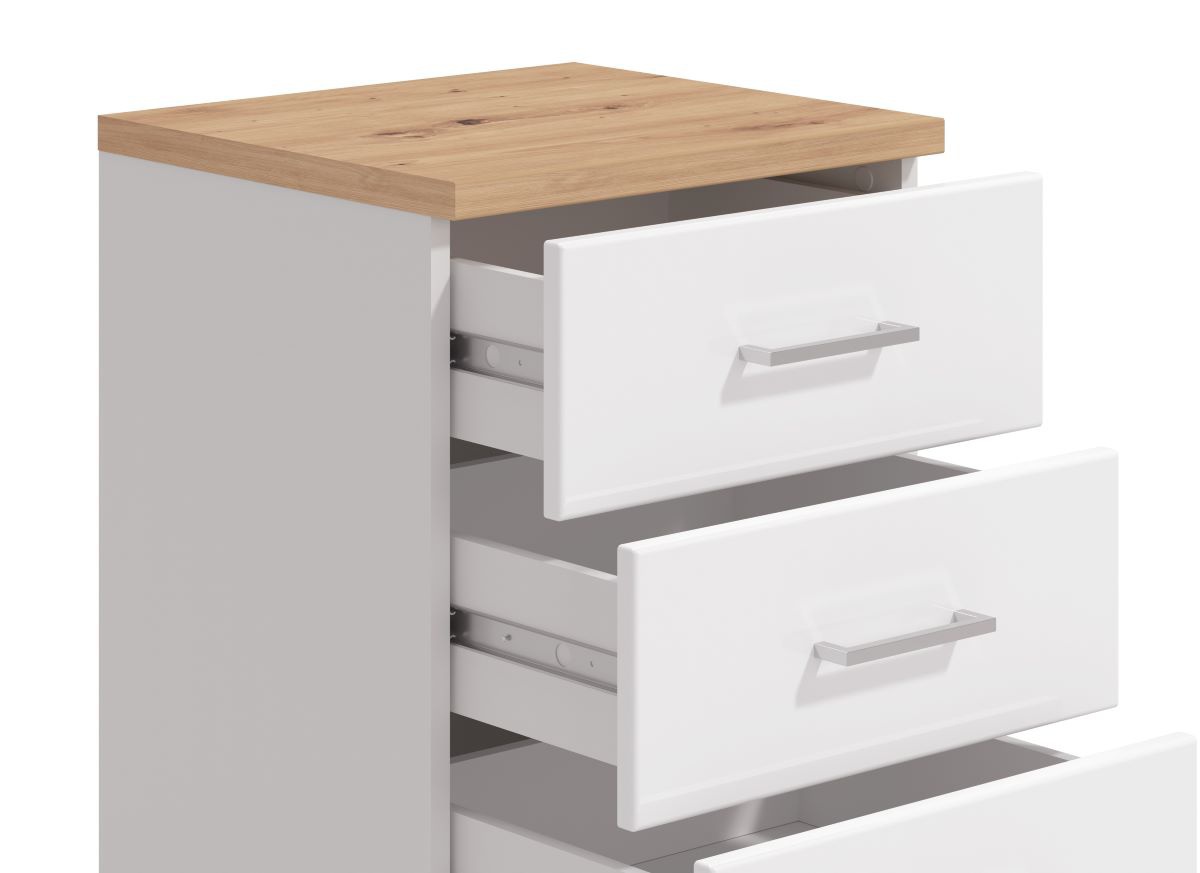 Nočný stolík auri - dub artisan/biela.

 

Rozmery nočného stolíka Auri sú 45x69x40cm (š, v, h).

 

Všetok nábytok z tejto kolekcie a ďalšie odporúčané produkty nájdete nižšie.