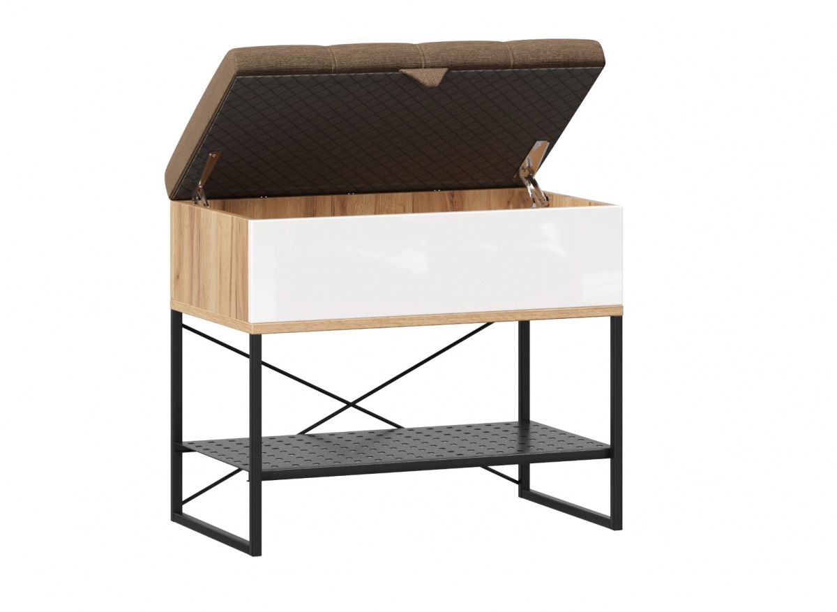 Lavica markus - biely lesk/dub zlatý.

 

Lavica Markus je praktickým prvkom v predsieni.

 

Materiál pre výrobu je lamino, ktorého výhodou je ľahká údržba a dobrá odolnosť proti mechanickému poškodeniu. Rozmery lavice Markus sú 52,2x60x35cm (v, š, h) a je dodávaná v demonte.

 

Všetok nábytok patriaci do kolekcie Markus nájdete nižšie v súvisiacich produktoch.