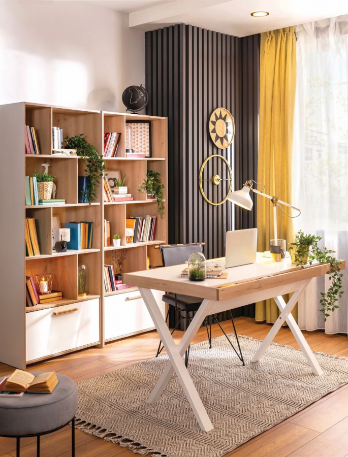 Kombinovaná knižnica dylan - biela/dub svetlý.

 

Jemný dizajn v odtieňoch bielej farby a dekoru dubového dreva je sprevádzané kvalitným spracovaním výrobcu.

Nosnosť jednotlivých políc je 25kg.

 

Rozmery kombinovanej knižnice Dylan sú 71x182x35cm (š, v, h).

 

Všetok nábytok patriaci do kolekcie Dylan nájdete nižšie v súvisiacich produktoch.