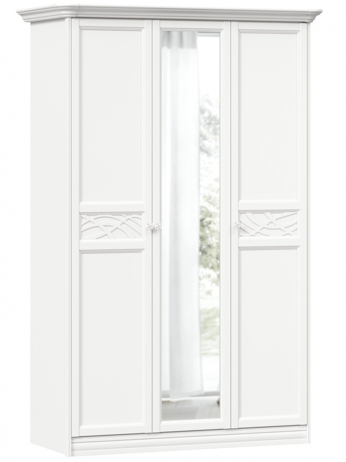 Šatníková skriňa so zrkadlom ofélie - biela.

 

Rozmery šatníkovej skrine so zrkadlom Ofélie sú 147,2x228x67cm (š, v, h).

 

Všetok nábytok patriaci do kolekcie Ofélie nájdete nižšie v súvisiacich produktoch.