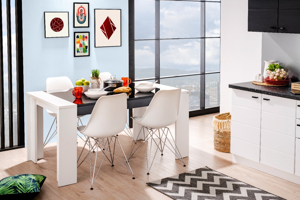 Jedálenský stôl vivo - biela/čierna.


Rozmery stola Vivo sú 154x90,5x75cm (d, š, v).


Výrobky z kolekcie Vivo nájdete nižšie v súvisiacich produktoch.