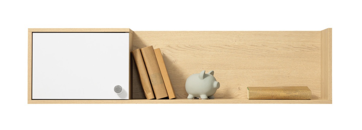 Študentská izba i barney - dub/šedá/biela.


Kombinovaná skriňa Barney ponúka užívateľom vysokú variabilitu, čo sa týka úložného a odkladacieho priestoru.

 

Študentská knižnica by mala byť v každom študentskej izbe.

 

Kombinovaná komoda Barney disponuje dvoma širokými objemnými pojazdnými zásuvkami.

 

Písací stôl Barney je základom študentskej izby.

 

Polica na stenu Barney je veľmi prakticky a zároveň elegantne riešená.

 

Študentská izba I Barney sa skladá z týchto prvkov:


	Kombinovaná skriňa Barney - 60x182x40cm (š, v, h)
	Študentská knižnica Barney - 60x182x40cm (š, v, h)
	Kombinovaná komoda Barney - 120x42x50cm (š, v, h)
	Písací stôl Barney - 125x76x55cm (š, v, h)
	Polica na stenu Barney - 120x30x25cm (š, v, h)