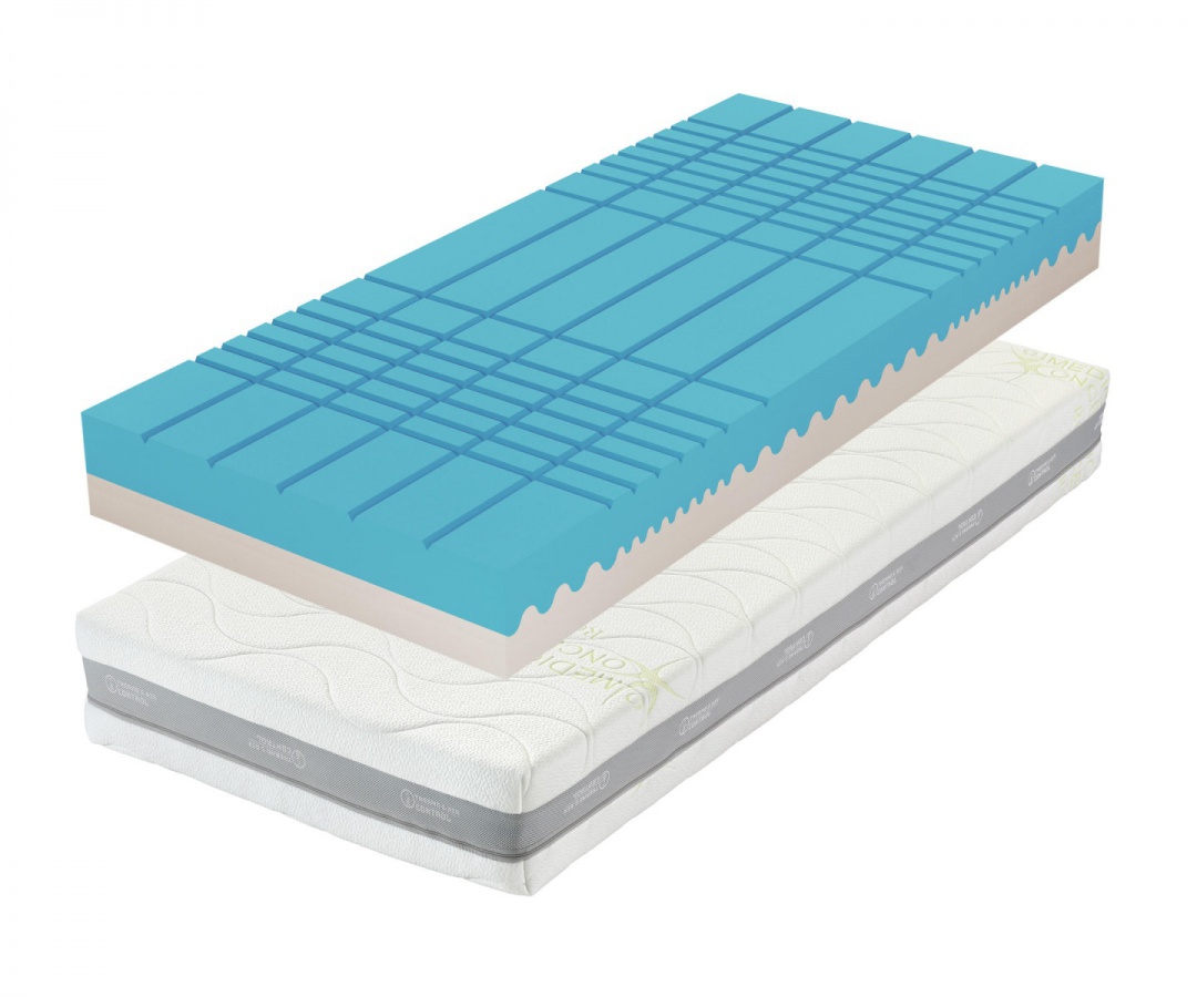Zdravotný matrac tropico guard antibacterial 20 - 90x200cm.


	nelepené jadro pre maximálnu hygienu a obmedzenie potenia.
	Tuhšia strana matraca - Studená pena Flexifoam® HR-XF (eXtra-Flex = zvýšená pružnosť) je vzdušná a vďaka svojej pružnosti uľahčuje zmenu spánkových polôh bez zvýšenej námahy a narušovaného spánku.


 

Poddajnejšia strana matraca je tvorená hybridnou penou vysokej objemovej hmotnosti.


	Funkčný poťah Medical Concept. Poťah s prírodnými vláknami Tencel® Lyocell®.
	Dvojdielna konštrukcia s obojstranným prešívaním „CLIMA“ s dutými vláknami na správnu cirkuláciu vzduchu a obmedzenie potenia.
	Poťah je prateľný na 60 °C.
	Odolné šitie OverLock
	Ventilačná mriežka s funkciou Thermo Control zvýšeného prúdenia vzduchu a eliminácie vlhkosti
	Odporúčané uloženie: pevné aj polohovacie lamelové rošty, prípadne pre latkové rošty
	Odporúčaná maximálna nosnosť do 140 kg
	Výška matraca cca 20 cm
	Predĺžená záruka 5 rokov na jadro matraca
	Testované 80.000x


​

Akciová cena sa vzťahuje na rozmery 80x200cm a 90x200cm.

 

U matracov širších 160cm, a tiež matracov všetkých atypických rozmerov, sme nútení požadovať od zákazníka zálohu vo výške 20% z ceny. O výške zálohy Vás budeme kontaktovať e-mailom po uskutočnení objednávky maximálne do dvoch pracovných dní.
