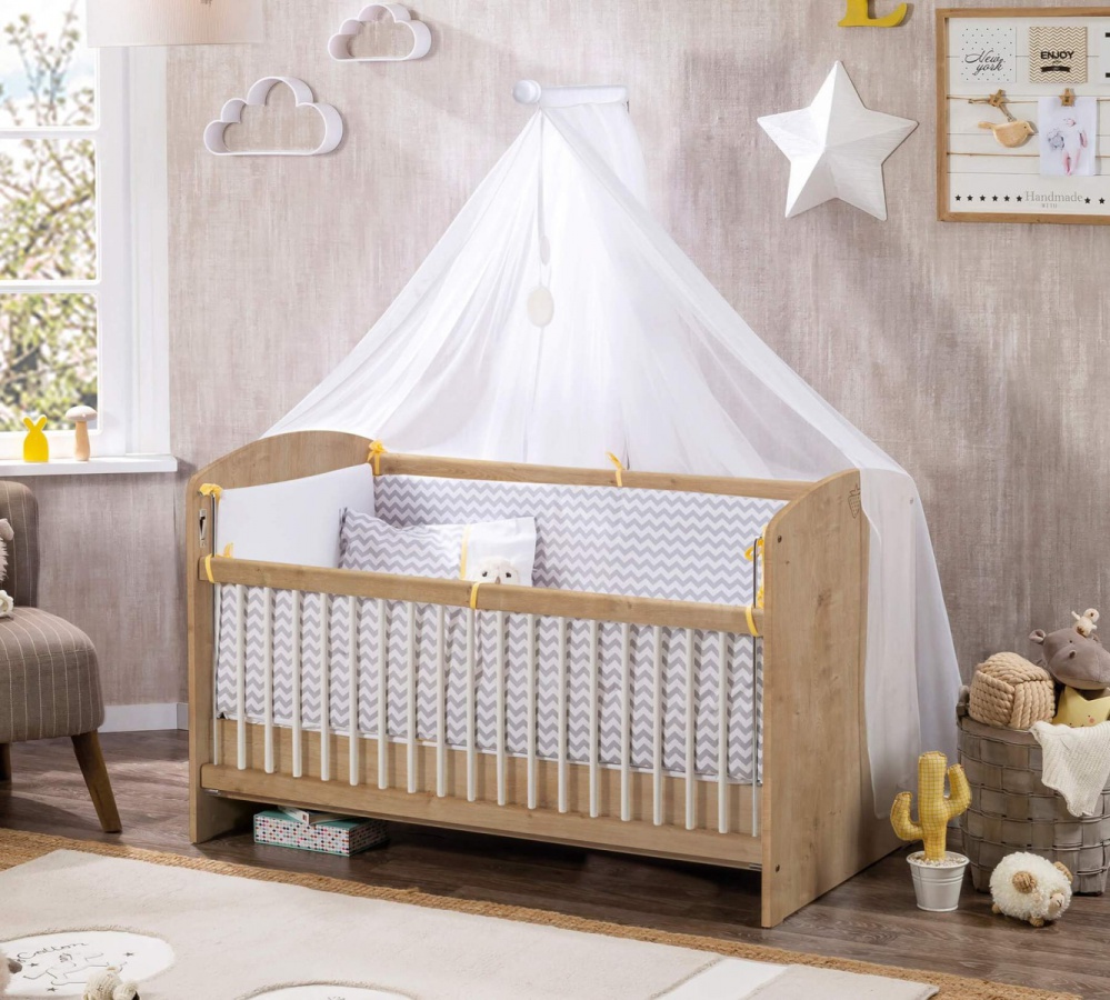 Detská postieľka 60x120cm cody - dub svetlý.

 

Rozmery detskej postieľky Cody sú 70,5x78,5x124,5cm (š, v, h).

 

Všetok nábytok patriaci do kolekcie Cody nájdete nižšie v súvisiacich produktoch.