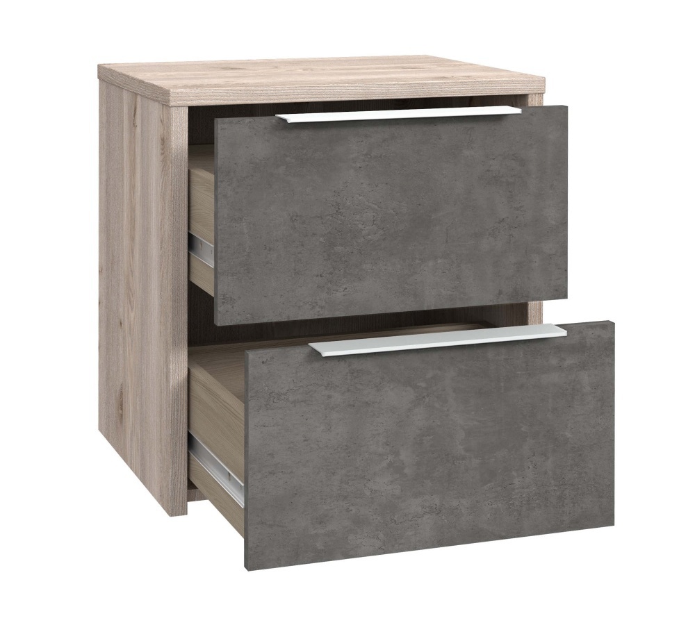 Nočný stolík pamplona - dub nelson/betón.

 

Hlavným použitým materiálom je odolné lamino, ktoré zaistí predovšetkým vysokú oteruvzdornosť a jednoduchú údržbu.

 

Rozmery nočného stolíka Pamplona sú 49,8x53,3x41,5cm (š, v, h).

 

Všetok nábytok patriaci do kolekcie Pamplona nájdete nižšie v súvisiacich produktoch.