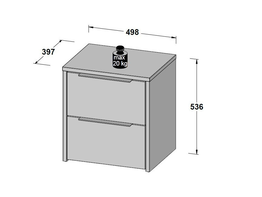 Nočný stolík pamplona - dub nelson/betón.

 

Hlavným použitým materiálom je odolné lamino, ktoré zaistí predovšetkým vysokú oteruvzdornosť a jednoduchú údržbu.

 

Rozmery nočného stolíka Pamplona sú 49,8x53,3x41,5cm (š, v, h).

 

Všetok nábytok patriaci do kolekcie Pamplona nájdete nižšie v súvisiacich produktoch.