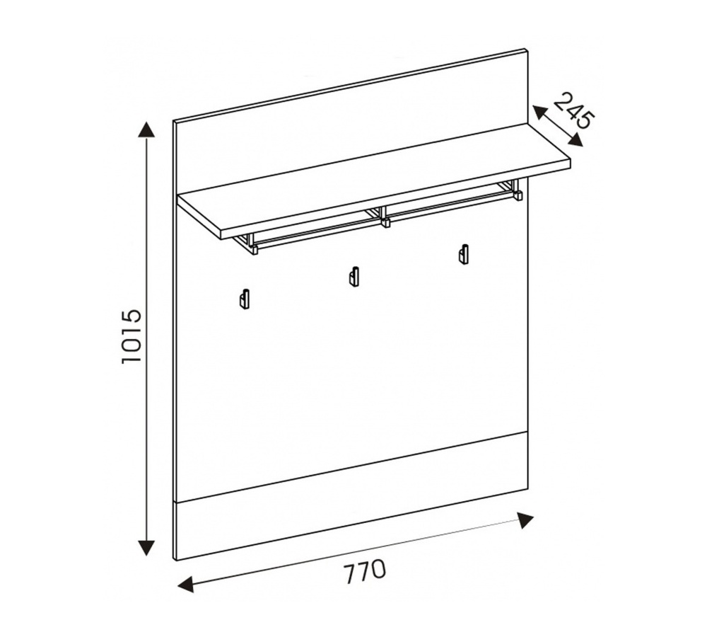 Predsieň memphis - dub granson/grafit.

 

Predsieňová zostava Memphis sa skladá z týchto prvkov:


	skriňa so zrkadlom - 58x193,5x37cm (š, v, h)
	komoda - 91x85x39, 5cm (š, v, h)
	vešiakový panel - 77x101,5x24,5cm (š, v, h)
	botník - 77x43, 5x37cm (š, v, h)



Šatníková skriňa so zrkadlom Memphis je dvojdverová.

Kombinovaná komoda Memphis 2 má dvoje dvierka, dva šuplíky s kvalitnými pojazdmi a bezúchytkovým otváraním.

Vešiakový panel Memphis, na ktorý si pohodlne umiestnite odevy, má šatníkovú tyč s háčikmi, pod ktorým sú tri samostatné háčiky.

Botník Memphis je dvojdverový a ponúka priestor na umiestnenie obuvi.

 

Pokiaľ sa Vám kolekcia Memphis zapáčila, pozrite sa na ďalšie prvky z tejto kolekcie, ktoré nájdete nižšie, v súvisiacich produktoch, spoločne s ich parametrami.