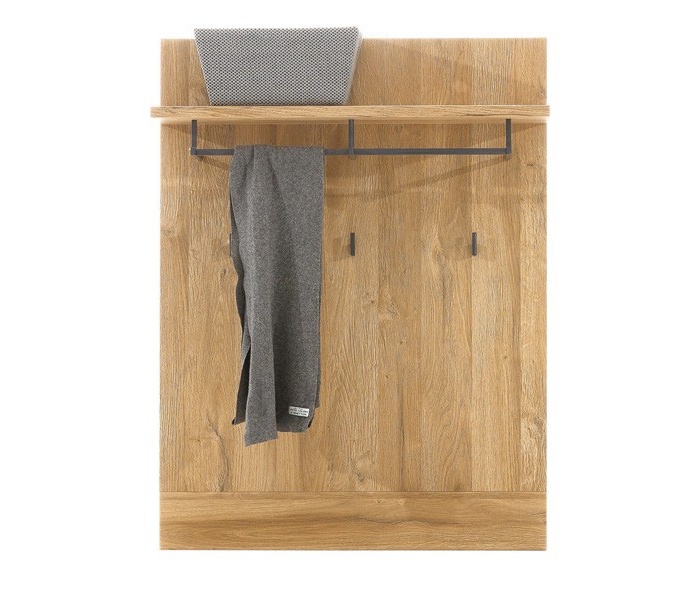 Predsieň memphis - dub granson/grafit.

 

Predsieňová zostava Memphis sa skladá z týchto prvkov:


	skriňa so zrkadlom - 58x193,5x37cm (š, v, h)
	komoda - 91x85x39, 5cm (š, v, h)
	vešiakový panel - 77x101,5x24,5cm (š, v, h)
	botník - 77x43, 5x37cm (š, v, h)



Šatníková skriňa so zrkadlom Memphis je dvojdverová.

Kombinovaná komoda Memphis 2 má dvoje dvierka, dva šuplíky s kvalitnými pojazdmi a bezúchytkovým otváraním.

Vešiakový panel Memphis, na ktorý si pohodlne umiestnite odevy, má šatníkovú tyč s háčikmi, pod ktorým sú tri samostatné háčiky.

Botník Memphis je dvojdverový a ponúka priestor na umiestnenie obuvi.

 

Pokiaľ sa Vám kolekcia Memphis zapáčila, pozrite sa na ďalšie prvky z tejto kolekcie, ktoré nájdete nižšie, v súvisiacich produktoch, spoločne s ich parametrami.