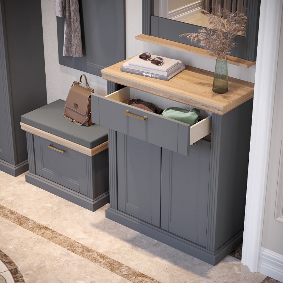 Čalúnený botník artis - šedá/orech pacific.

 

Produkt je vyrobený z kvalitných pevných materiálov.

 

Rozmery čalúneného botníku Artis sú 65x51x38cm (š, v, h).

 

Všetky produkty z kolekcie Artis nájdete nižšie v súvisiacich produktoch.