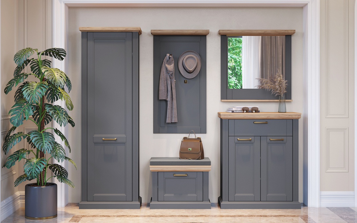 Predsieňová skriňa artis - šedá/orech pacific.

 

Produkt je vyrobený z kvalitných pevných materiálov.

 

Rozmery predsieňovej skrine Artis sú 65x193x38cm (š, v, h).

 

Všetky produkty z kolekcie Artis nájdete nižšie v súvisiacich produktoch.