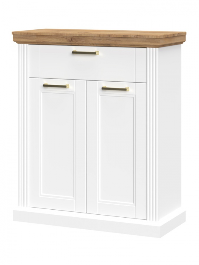 Predsieň artis - biela/orech pacific.

 

Predsieňová zostava je vyrobená z kvalitného MDF o hrúbke 25mm a lamina hrúbky 18mm.

 

Predsieň Artis sa skladá z nasledujúcich produktov:


	Predsieňová skriňa Artis - 65x193x38cm (š, v, h)
	Botník Artis - 65x51x38cm (š, v, h)
	Kombinovaná komoda Artis - 86x102x38cm (š, v, h)
	Vešiakový panel Artis - 65x115x13cm (š, v, h)
	Zrkadlo Artis - 84x79x13cm (š, v, h).



Všetky produkty patriace do kolekcie Artis nájdete nižšie v súvisiacich produktoch.