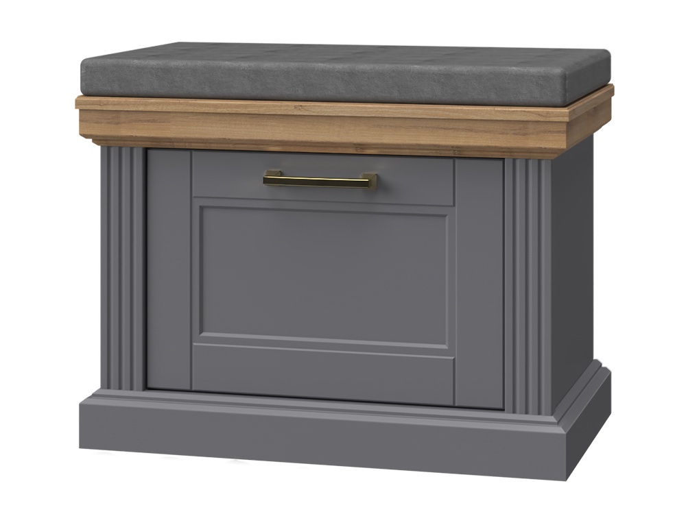 Predsieň artis - šedá/orech pacific.

 

Predsieňová zostava je vyrobená z kvalitného MDF o hrúbke 25mm a lamina hrúbky 18mm.

 

Predsieň Artis sa skladá z nasledujúcich produktov:


	Predsieňová skriňa Artis - 65x193x38cm (š, v, h)
	Botník Artis - 65x51x38cm (š, v, h)
	Kombinovaná komoda Artis - 86x102x38cm (š, v, h)
	Vešiakový panel Artis - 65x115x13cm (š, v, h)
	Zrkadlo Artis - 84x79x13cm (š, v, h).



Všetky produkty patriace do kolekcie Artis nájdete nižšie v súvisiacich produktoch.