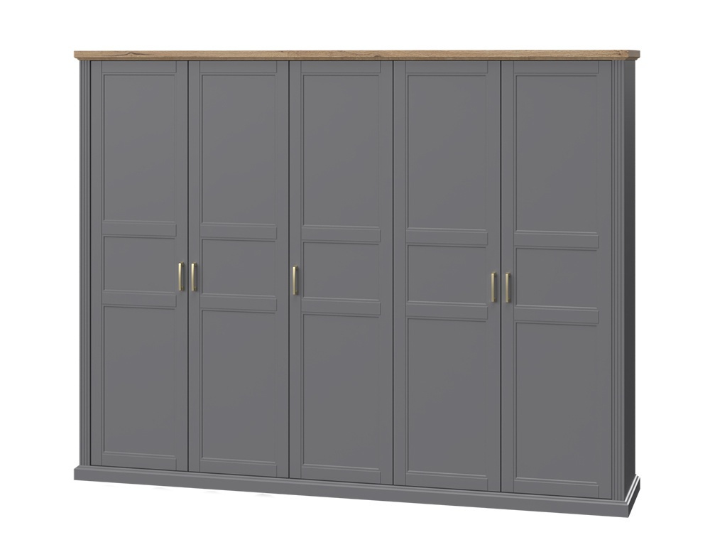 Ložnice 160 artis - šedá/orech pacific.

 

Súčasťou balenia je aj doskový rošt.

 

Spálňa 160 Artis sa skladá z týchto produktov:


	Manželská posteľ 160x200cm Artis - biela - 181x100x222cm (š, v, h)
	2x Nočný stolík Artis – biela – 62x52x43cm (š, v, h)
	Štvordverová šatníková skriňa Artis - biela - 236x227x59cm (š, v, h)
	Kombinovaná komoda Artis - biela - 138x91x48cm (š, v, h)
	2x Šuplík pod posteľ Artis - biela - 188x20x72cm (š, v, h).



Všetky produkty patriace do kolekcie Artis nájdete nižšie v súvisiacich produktoch