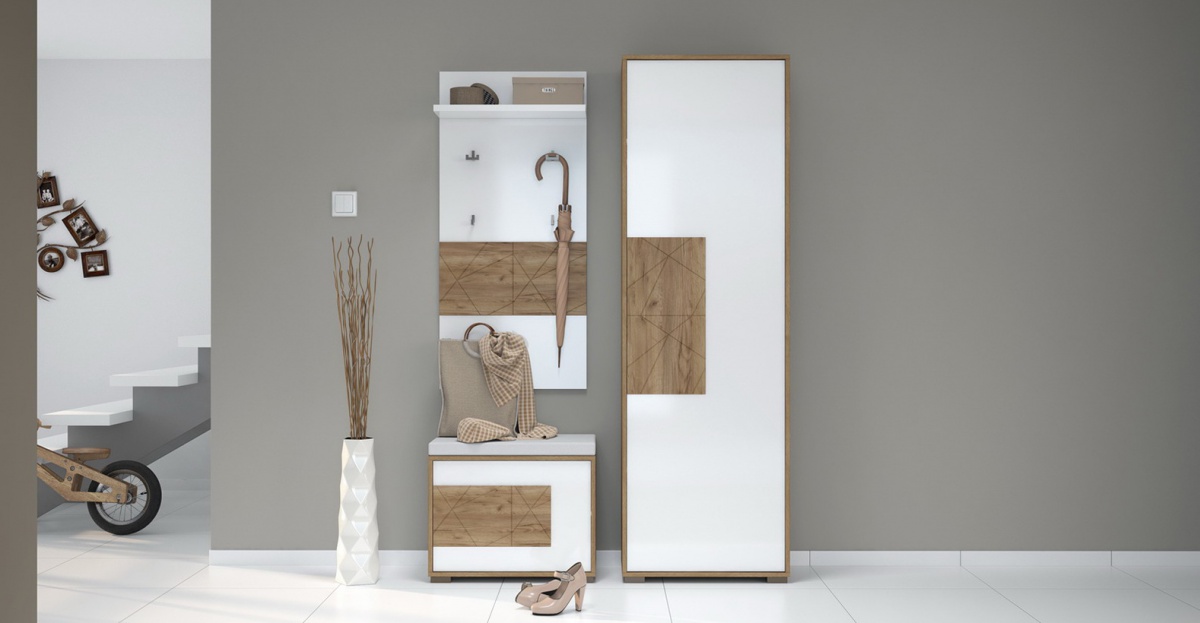 Predsieňová skriňa freya - dub halifax/biela.

 

Korpus skrine je vyrobený z odolného lamina.

 

Rozmery predsieňovej skrine Freya sú 63x197x36cm (š, v, h).

 

Všetky produkty patriace do kolekcie Freya nájdete nižšie v súvisiacich produktoch.