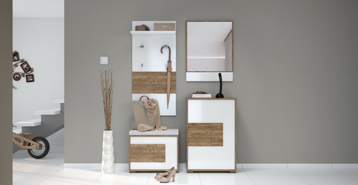 Čalúnený botník freya - dub halifax/biela.

 

Čalúnený vankúš na sedenie o výške 5cm je potiahnutý kvalitným materiálom, ktorý je vodeodolný a umožňuje ľahké odstránenie škvŕn.

 

Rozmery čalúneného botníku Freya sú 63x48x36cm (š, v, h).

 

Všetok nábytok patriaci do kolekcie Freya nájdete nižšie v súvisiacich produktoch.