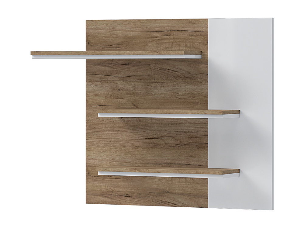 Nástenný panel freya - dub halifax/biela.

 

Panel je vyrobený z obľúbeného lamina, ktorý zaisťuje vysokú odolnosť a jednoduchú údržbu.

 

Rozmery nástenného panelu Freya sú 108x82x20cm (š, v, h).

 

Všetok nábytok patriaci do kolekcie Freya nájdete nižšie v súvisiacich produktoch.