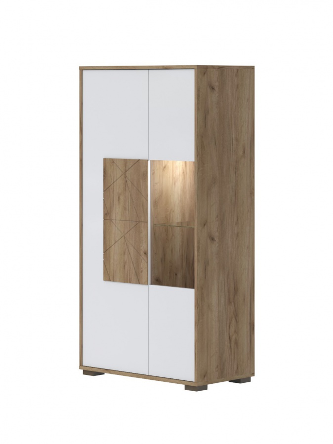 Obývacia izba freya - dub halifax/biela.

 

Zostava nábytku Freya ponúka aj bohatý úložný priestor.

 

Obývacia izba Freya sa skladá z týchto produktov:


	Vitrína s osvetlením Freya – 77x150x41cm (š, v, h)
	Televízny stolík s osvetlením Freya – 180x47x41cm (š, v, h)
	Nástenný panel Freya – 108x82x20cm (š, v, h)
	Široká komoda Freya - 180x97x41cm (š, v, h)
	Konferenčný stolík Freya – 90x45x88cm (š, v, h).



Všetok nábytok patriaci do kolekcie Freya nájdete nižšie v súvisiacich produktoch.