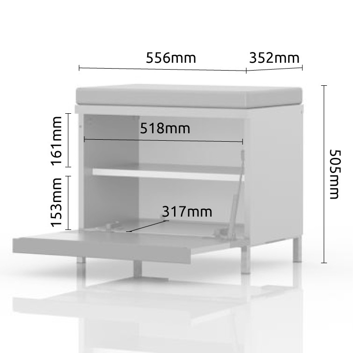 Predsieň orfea ii - šedá/orech pacific.

 

 

Predsieňová skriňa Orfea je tvorená dvoma asymetrickými krídlami, veľkým úložným priestorom pre odevy a nôžkami.

 

 

Vešiakový panel Orfea sa skladá z panelu v dekore orecha pacific, na ktorom je umiestnená antracitovo šedá lakovaná polica vo vysokom lesku.

 

Botník Orfea obsahuje úložný postor pre topánky s 1 policou a výklopnými dvierkami.

 

 

Veľká predsieň Orfea obsahuje tieto produkty:

Predsieňová skriňa Orfea-šedá/orech pacific – 76x191x35cm (š, v, h)
Botník Orfea-šedá/orech pacific – 56x51x35cm (š, v, h)
Vešiakový panel Orfea-šedá/orech pacific – 56x109x22cm (š, v, h)

 


Všetky produkty z kolekcie Orfea nájdete nižšie v súvisiacich produktoch.