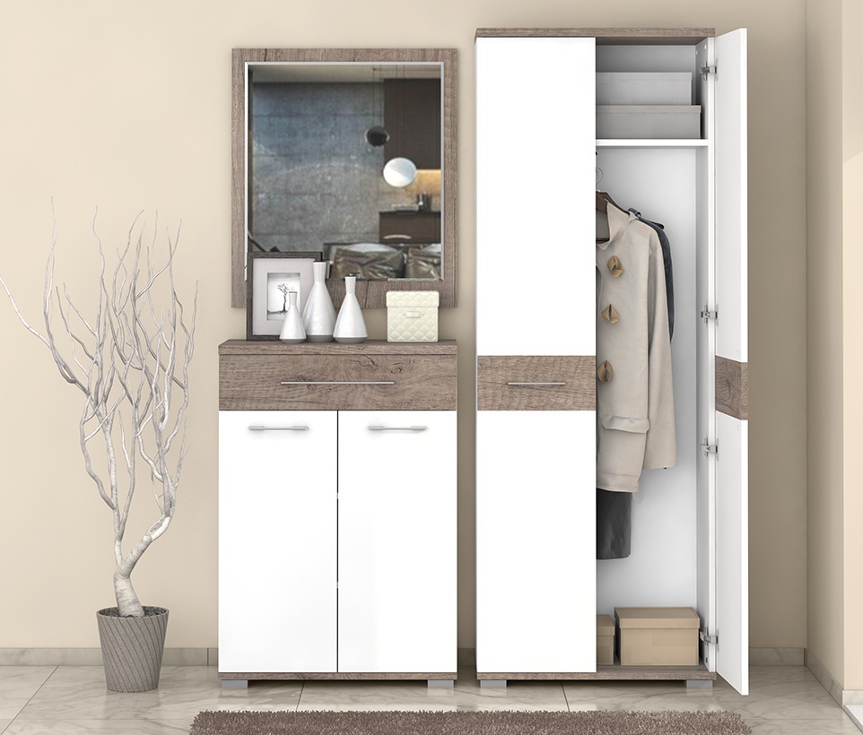 Skriňa orson - biela/dub tmavý nebraska.

 

 

Rozmery skrine Orson sú 68x189x35cm (š, v, h).

 

 

Všetky produkty z kolekcie Orson nájdete nižšie v súvisiacich produktoch.