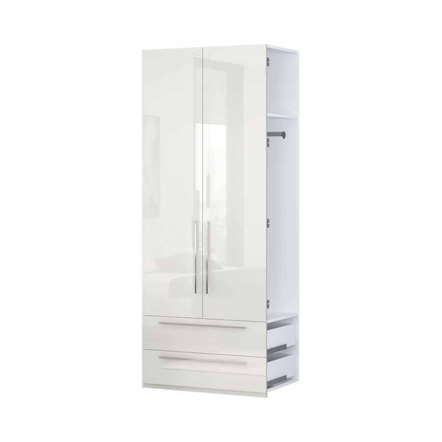 Dvojdverová prídavná skriňa so zásuvkami tiana - béžová.

 

Všetky viditeľné strany skrine sú potiahnuté vysoko lesklým UV lakom, ktorý je štyrikrát odolnejší voči fyzickému poškodeniu v porovnaní so štandardným lakom, v tomto prípade odtieňom v teplej béžovej farbe.

 

Súčasťou skrine je okrem dvoch zásuviek aj jedna polica a jedna šatníková tyč.

 

Rozmery dvojdverovej PRÍDAVNEJ skrine Tiana sú 90x224x56cm​ (š, v, h).

 

Všetky produkty z kolekcie Tiana nájdete nižšie v súvisiacom tovare.