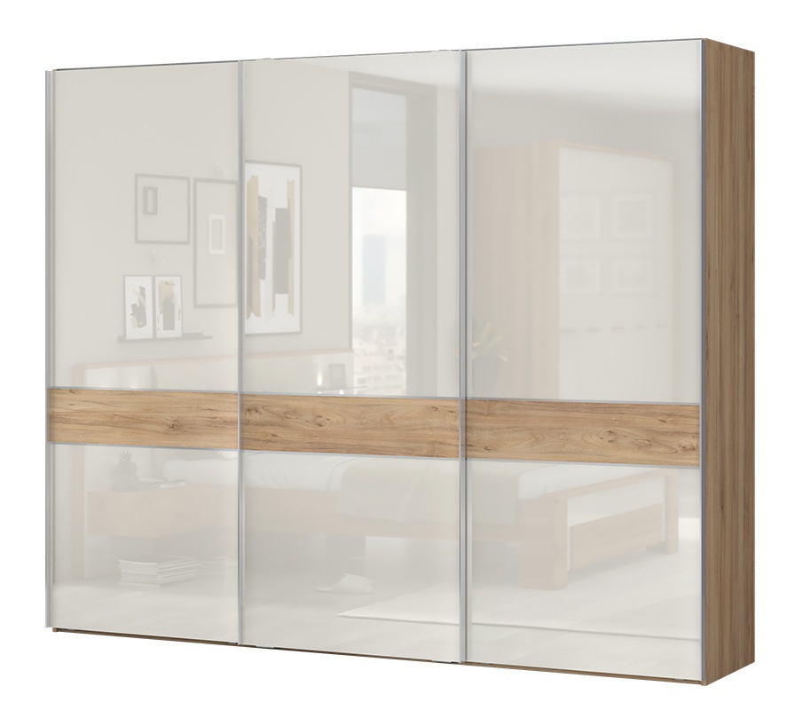 Skriňa posuvná 3d hagop-orech pacifik/béžová - s osvetlením.

 

 

Skriňa posuvná 3D Hagop obsahuje 3 úložné priestory za dvierkami vo vysokom lesku s 1 hornou policou, šatníkovou tyčou a 2 spodnými policami.

 

 


	Rozmery skrine posuvnej 3D Hagop v základnom prevedení sú 272x224x65cm (š, v, h), hmotnosť 252,14kg.
	Rozmery skrine posuvné 3D Hagop obohatené o ozdobný rám sú 280x228x72,5cm (š, v, h), hmotnosť 278,34 kg.
	Rozmery skrine posuvné 3D Hagop obohatené o ozdobný rám s osvetlením sú 280x228x72,5cm (š, v, h), hmotnosť 278,47 kg.


 


Všetky produkty z kolekcie Hagop nájdete nižšie v súvisiacich produktoch.