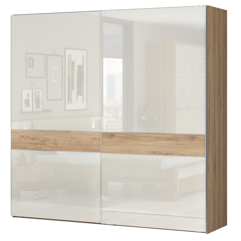 Široká skriňa posuvná 2d hagop-orech pacifik/béžová - s rámom.

 


Široká skriňa posuvná 2D Hagop obsahuje 4 úložné priestory za dvierkami vo vysokom lesku s 1 hornou policou, šatníkovou tyčou a 2 spodnými policami.

 


Rozmery širokej skrine posuvnej 2D Hagop sú 230x224x65cm (š, v, h), váha je 241,65kg.

Rozmery širokej skrine posuvnej 2D s rámom Hagop sú 233x228x72,5cm (š, v, h), váha je 266,45kg.

Rozmery širokej skrine posuvnej 2D s osvetlením Hagop sú 233x228x72,5cm (š, v, h), váha je 266,55kg.

 


Všetky produkty z kolekcie Hagop nájdete nižšie v súvisiacich produktoch.