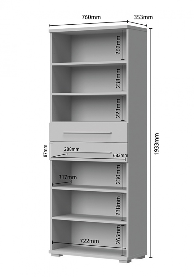 Veľká predsieň tiana - biela.

 

 

Predsieň Tiana pochádza z rovnomennej kolekcie, ktorá sa vyznačuje moderným vzhľadom, a taktiež kvalitným spracovaním.

 

 

Zostava, ktorá robí z predsiene noblesné miesto, je tvorená štvordverovou skriňou so 4 policami a 2 zásuvkami, dvojdverovou komodou s 2 policami a zásuvkou, dvojdverovým botníkom s policou a čalúneným sedákom, vešiakovým panelom s 8 háčikmi a zrkadlom s LED osvetlením a 2 poličkami.

 


Nábytok je vyrobený z kvalitného lamina.

 

Veľká predsieň Tiana sa skladá z týchto prvkov:


	Predsieňová skriňa 4D Tiana - 76x194x35cm (š, v, h)
	Predsieňová komoda Tiana - 76x101x35 cm (š, v, h)
	Čalúnený botník Tiana - 76x53x35cm (š, v, h)
	Vešiakový panel Tiana - 76x100x17cm (š, v, h)
	Predsieňové zrkadlo s policami a LED osvetlením Tiana - 76x89x17cm (š, v, h)


 

 

Všetky produkty z kolekcie Tiana nájdete nižšie v súvisiacom tovare.