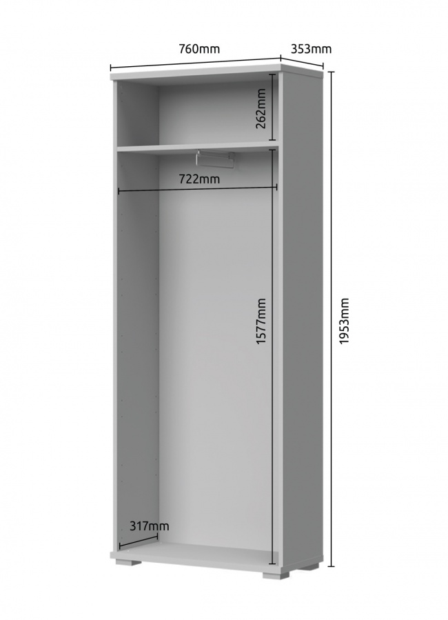Moderná predsieň tiana - biela.

 

 

Predsieň pochádza z kolekcie Tiana, ktorá sa vyznačuje moderným vzhľadom s nádychom luxusu, a taktiež kvalitným spracovaním.

 


  
Moderná zostava do predsiene je tvorená dvojdverovou skriňou so zrkadlom, výsuvnou šatníkovou tyčou a policou, dvojdverovou komodou s 2 policami a 2 zásuvkami, dvojdverovým botníkom s policou a čalúneným sedákom, vešiakovým panelom s 8 hákmi a zrkadlom s LED osvetlením po stranách.

 

 
    
Nábytok je vyrobený z kvalitného lamina.

 

Moderná predsieň Tiana sa skladá z týchto prvkov:


	Predsieňová skriňa 2D so zrkadlom Tiana - 76x194x35cm (š, v, h)
	Predsieňová komoda Tiana - 76x117x35 cm (š, v, h)
	Čalúnený botník Tiana - 76x53x35cm (š, v, h)
	Vešiakový panel Tiana - 76x100x17cm (š, v, h)
	Predsieňové zrkadlo s LED osvetlením Tiana - 76x70x3,3cm (š, v, h)


 

 

Všetky produkty z kolekcie Tiana nájdete nižšie v súvisiacom tovare.