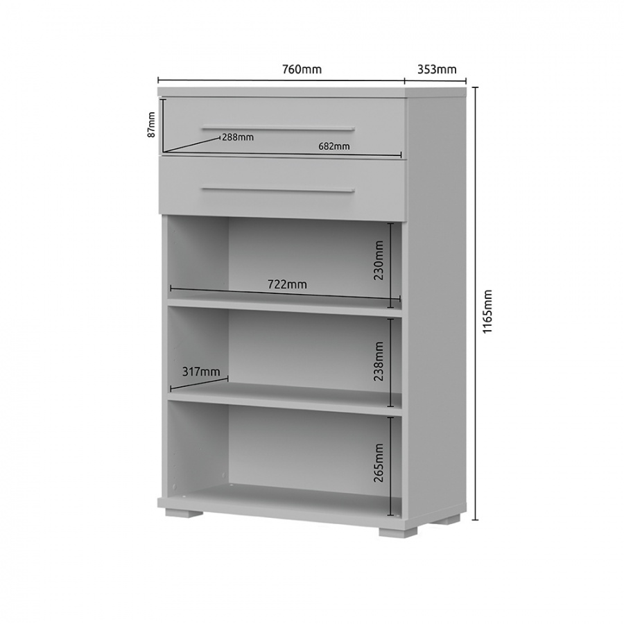 Moderná predsieň tiana - biela.

 

 

Predsieň pochádza z kolekcie Tiana, ktorá sa vyznačuje moderným vzhľadom s nádychom luxusu, a taktiež kvalitným spracovaním.

 


  
Moderná zostava do predsiene je tvorená dvojdverovou skriňou so zrkadlom, výsuvnou šatníkovou tyčou a policou, dvojdverovou komodou s 2 policami a 2 zásuvkami, dvojdverovým botníkom s policou a čalúneným sedákom, vešiakovým panelom s 8 hákmi a zrkadlom s LED osvetlením po stranách.

 

 
    
Nábytok je vyrobený z kvalitného lamina.

 

Moderná predsieň Tiana sa skladá z týchto prvkov:


	Predsieňová skriňa 2D so zrkadlom Tiana - 76x194x35cm (š, v, h)
	Predsieňová komoda Tiana - 76x117x35 cm (š, v, h)
	Čalúnený botník Tiana - 76x53x35cm (š, v, h)
	Vešiakový panel Tiana - 76x100x17cm (š, v, h)
	Predsieňové zrkadlo s LED osvetlením Tiana - 76x70x3,3cm (š, v, h)


 

 

Všetky produkty z kolekcie Tiana nájdete nižšie v súvisiacom tovare.