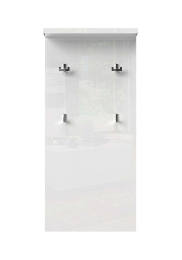 Predsieň tiana - biela.

 

 

Zostava pochádza z kolekcie Tiana, ktorá sa vyznačuje moderným vzhľadom, a taktiež kvalitným spracovaním.

 

 

Predsieň Tiana je tvorená dvojdverovou skriňou so zrkadlom, výsuvnou šatníkovou tyčou a policou, dvojdverovou komodou s 2 policami a zásuvkou, botníkom s policou a čalúneným sedákom, vešiakovým panelom so 6 háčikmi a zrkadlom s LED osvetlením a 2 poličkami.

 

 

Všetok nábytok je vyrobený z kvalitného lamina.

 

Predsieň Tiana sa skladá z týchto prvkov:


	Predsieňová skriňa 2D so zrkadlom Tiana - 76x194x35cm (š, v, h)
	Predsieňová komoda Tiana - 76x101x35 cm (š, v, h)
	Čalúnený botník Tiana - 46x53x35cm (š, v, h)
	Vešiakový panel Tiana - 46x100x17cm (š, v, h)
	Predsieňové zrkadlo s policami a LED osvetlením Tiana - 76x70x3,3cm (š, v, h)


 


Všetky produkty z kolekcie Tiana nájdete nižšie v súvisiacom tovare.