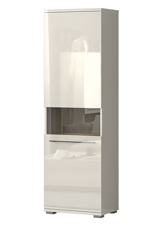 Vysoká vitrína tiana - béžová.

 

 

Vitrína je opatrená jednými dvierkami s presklením, za nimi sa nachádza päť vnútorných políc.

 

 

Rozmery vysokej vitríny s osvetlením Tiana sú 60x193x40cm (š, v, h).

 

 

Všetky produkty z kolekcie Tiana nájdete nižšie v súvisiacom tovare.