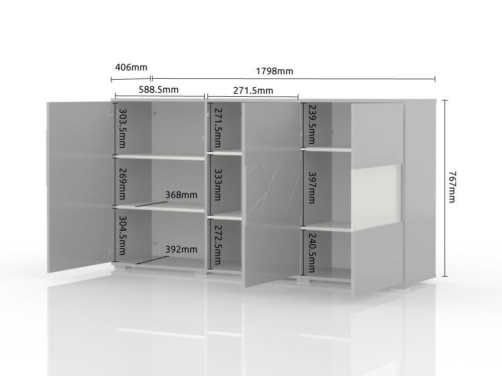 Široká komoda freya - dub halifax/biela.

 

Vďaka použitiu špeciálneho UV laku je dosiahnutý naozaj vysoký lesk na bielych povrchoch.

 

Rozmery širokej komody Freya sú 180x97x41cm (š, v, h).

 

Všetok nábytok patriaci do kolekcie Freya nájdete nižšie v súvisiacich produktoch.