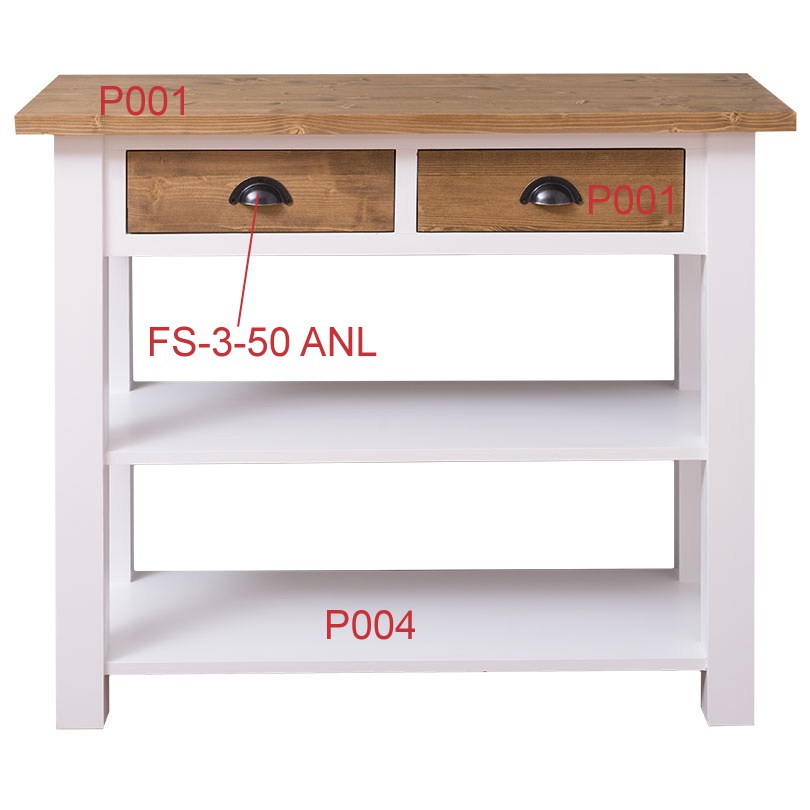 Konzolový stôl dusty 131 - biela/hnedá.

 

Konferenčný stolík z poctivého borovicového dreva sa hodí ako do rustikálnej tak aj do modernej obývacej izby.

 

Masívny stolík obsahuje 2 zásuvky a 2 odkladacie police.

 

Rozmery konzolového stolíka Dusty 141 sú 110x89x45cm (š, v, h).

 

Na prehliadnutie ďalších masívnych kúskov nábytku od tohto výrobcu kliknite TU.

 

Farba na fotografii sa môže ľahko líšiť oproti reálnemu výrobku. Príčinnou môže byť zobrazovanie farieb monitora či rôzne nasvietenie výrobkov pri fotení.

 


Z dôvodov výroby masivného nábytku na zákazku, sme nútení požadovať od zákazníka zálohu v minimálnej výške 30% z ceny nábytku.