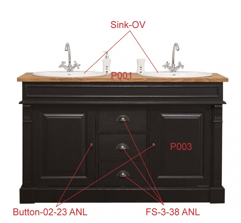 Skrinka pre 2 umývadlá ava 4001 - čierna/hnedá.

 

Kúpeľňová skrinka z poctivého borovicového dreva vytvorí úložný priestor v rustikálnom štýle.

 

Masívna skrinka ponúka 3 zásuvky a 2 skrinky s dvierkami.

 

Rozmery skrinky pre 2 umývadlá Ava 4001 sú 150x91x51cm (š, v, h).

 

Na prehliadnutie ďalších masívnych kúskov nábytku od tohto výrobcu kliknite TU.

 

Farba na fotografii sa môže ľahko líšiť oproti reálnemu výrobku. Príčinnou môže byť zobrazovanie farieb monitora či rôzne nasvietenie výrobkov pri fotení.


Z dôvodov výroby masivného nábytku na zákazku, sme nútení požadovať od zákazníka zálohu v minimálnej výške 30% z ceny nábytku.